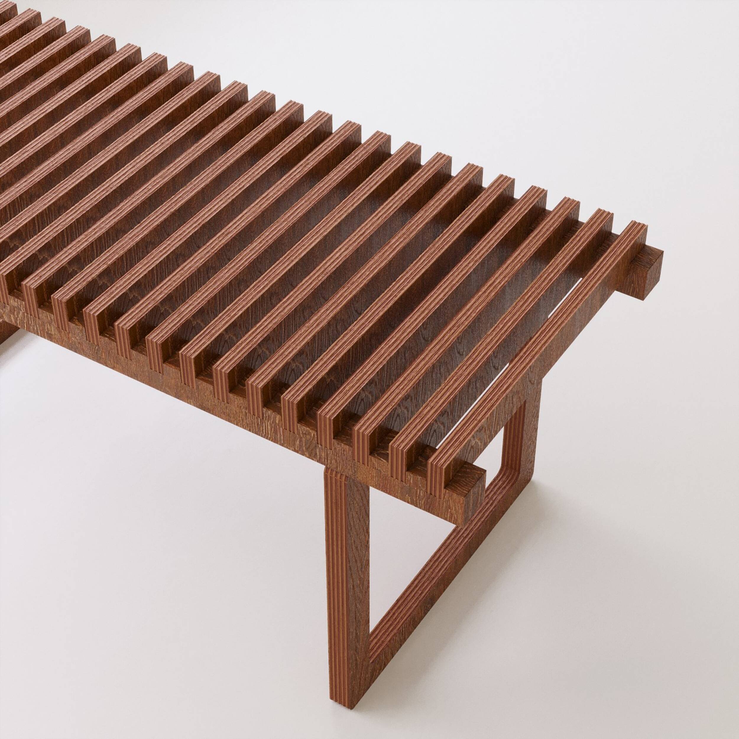 Handmade Contemporary Wood Benches
