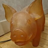 Leuchten pig lamp in resin