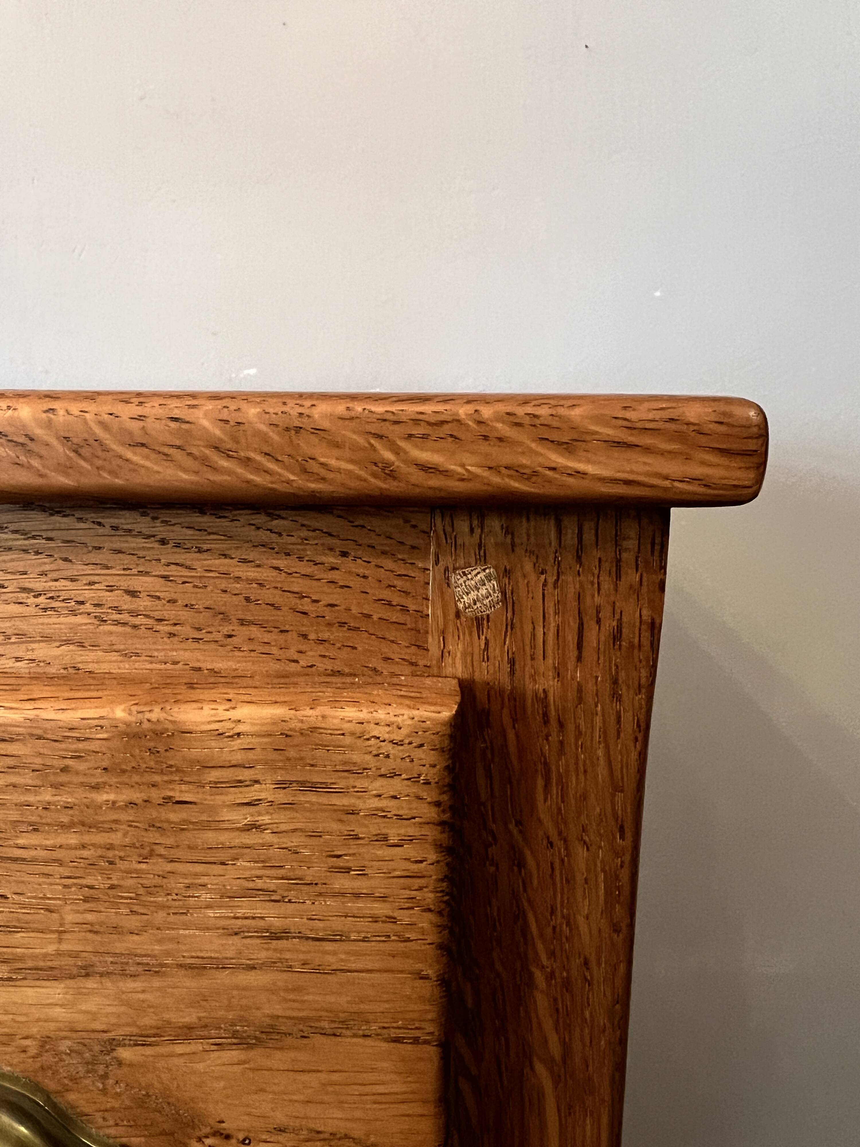 16 drawer counter in solid oak