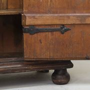 Painted folk art bridal cupboard 1769