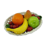 Fruit basket, ceramics, interior or table decoration, 1960