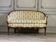Louis XV style carved wooden basket bench, circa 1880