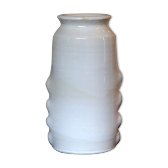White ceramic vase