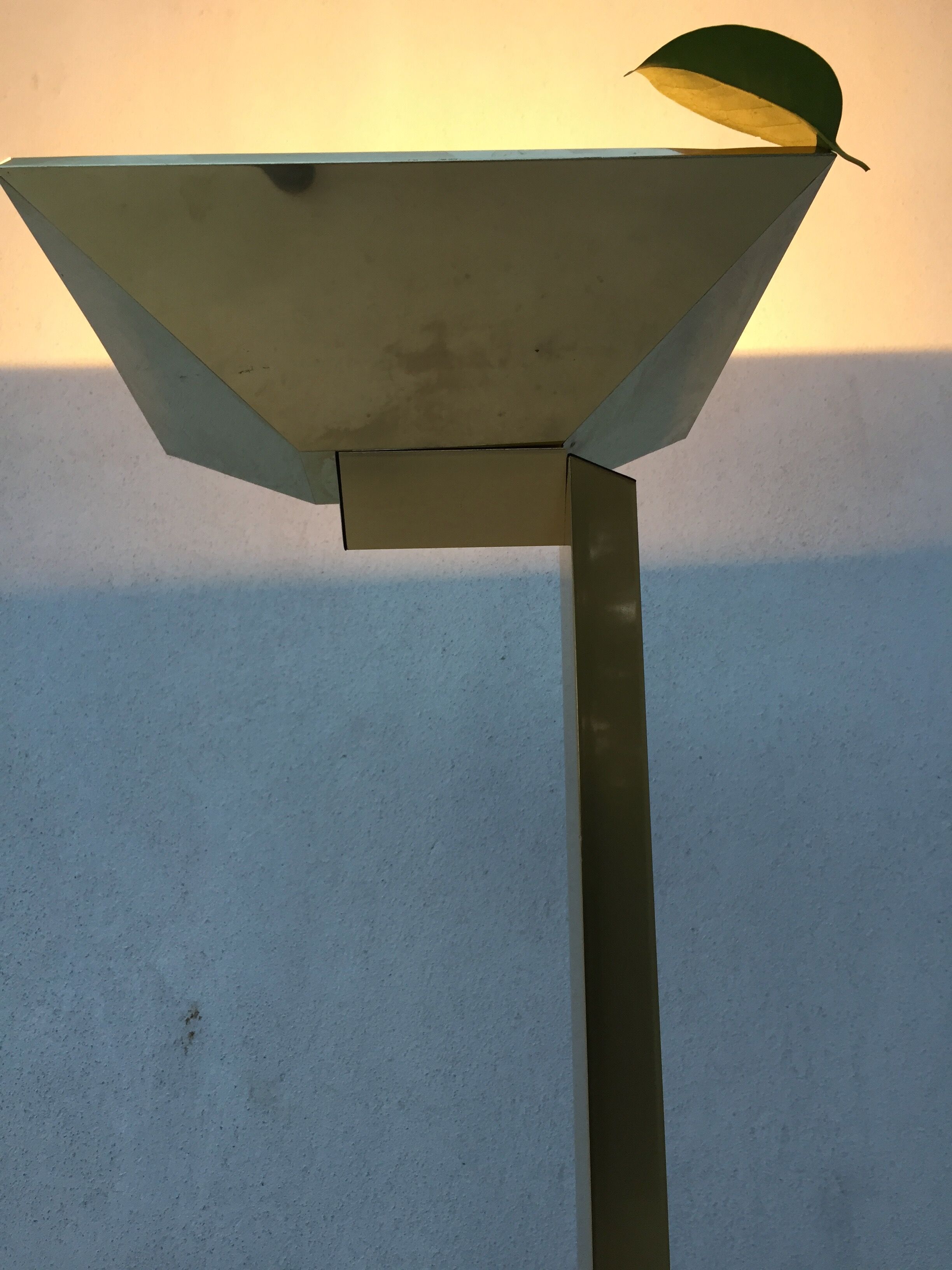 Hallogenous floor lamp with articulated arm