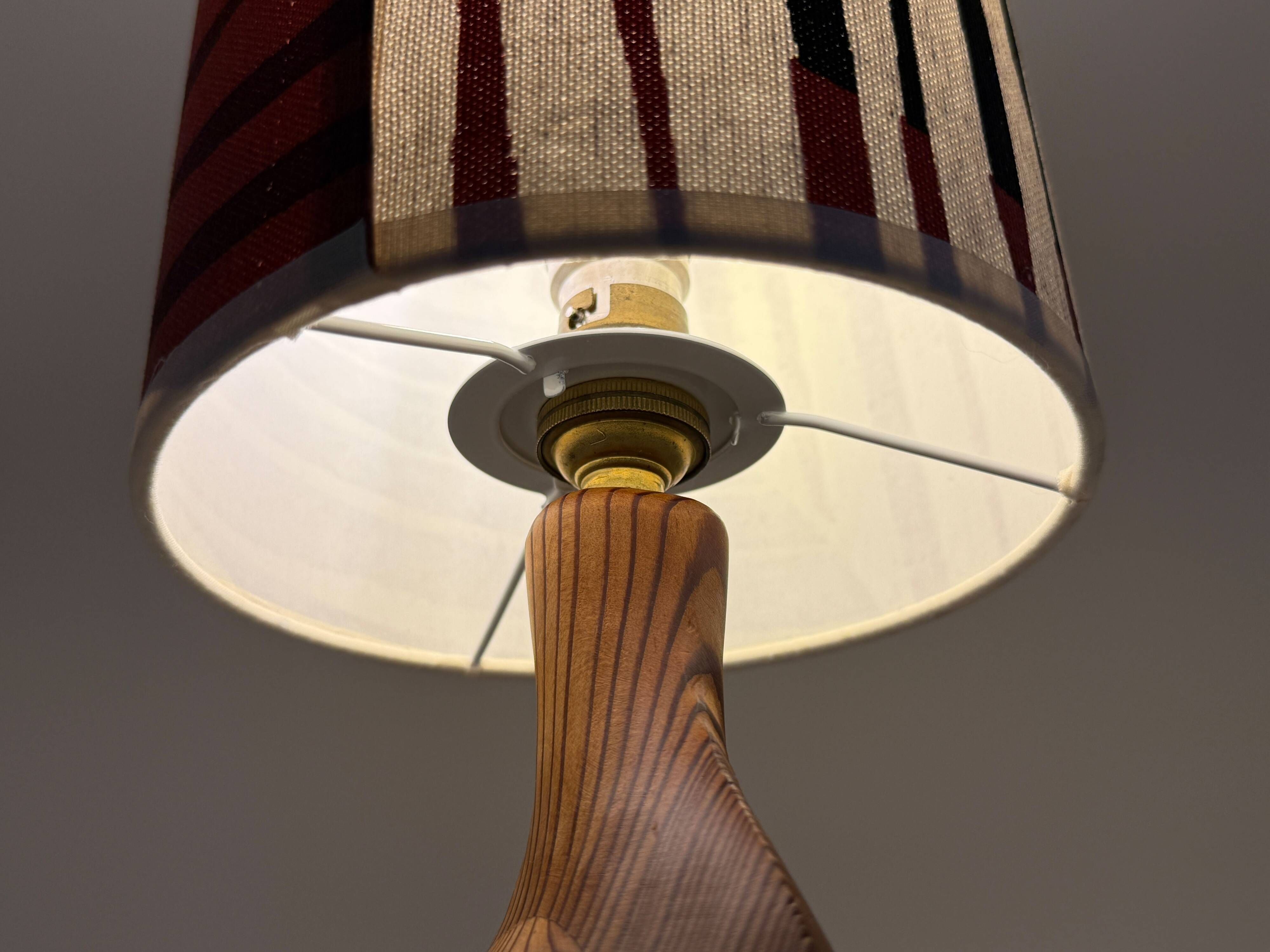 Scandinavian lamp • Custom lampshade • Mid Century