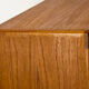 Danish Teak Cabinet with Tambour Doors from Dyrlund, 1970s