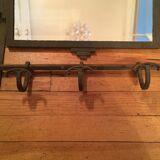 Hanger art deco mirror with shelf