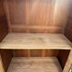 Parisian Art Deco wardrobe in raw oak, renovated.