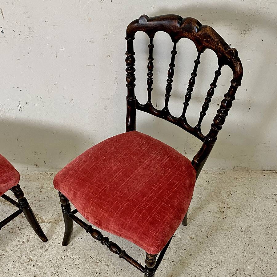 Pair of Napoleon III chairs