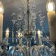 Ancien Lustre en cristal de Bohème 8 bras