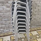 Lot of 10 Helmut Starke chairs from the 1970s