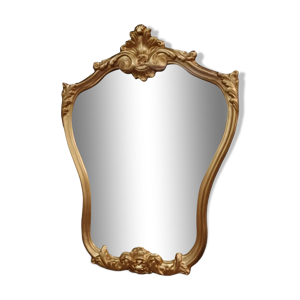 Miroir rococo doré