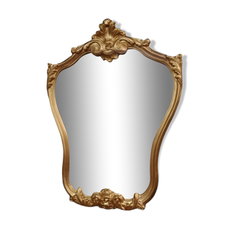 Golden rococo mirror