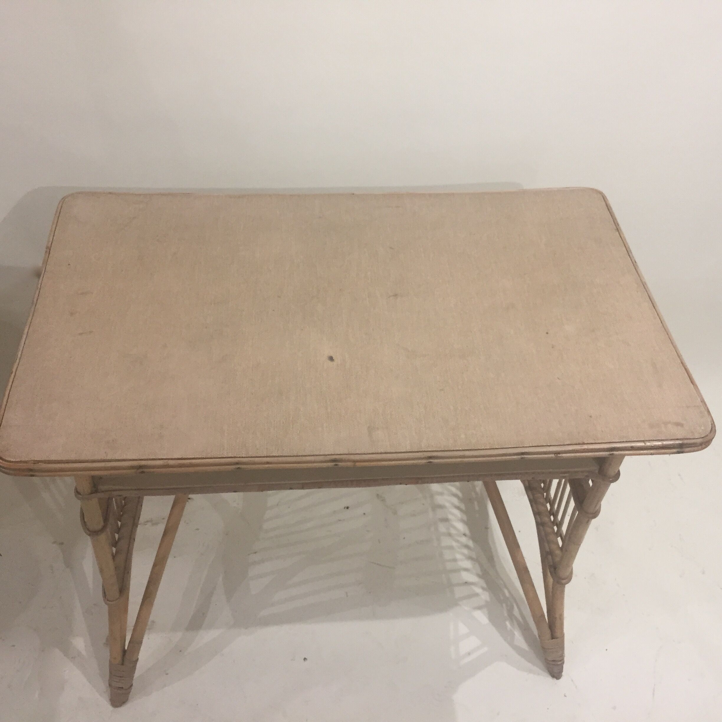 Rattan desk
