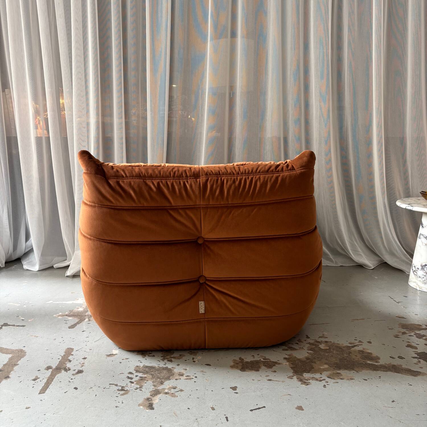 Brown Togo armchair