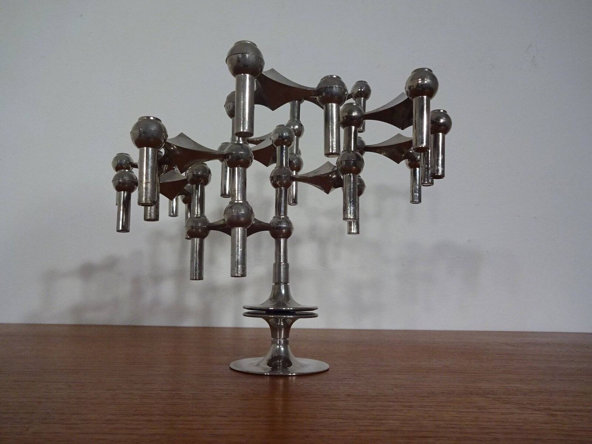 Candleholders by Ceasar Stoffi & Fritz Nagel for BMF, 1960s, Set of 12