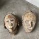 Pair of African Fang and Punu masks from Gabon