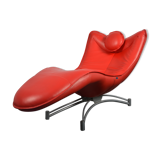 Méridienne De Sede DS151 en cuir rouge