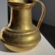 Carafe or metal jug with a rounded body H18