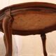 Red marble coffee table