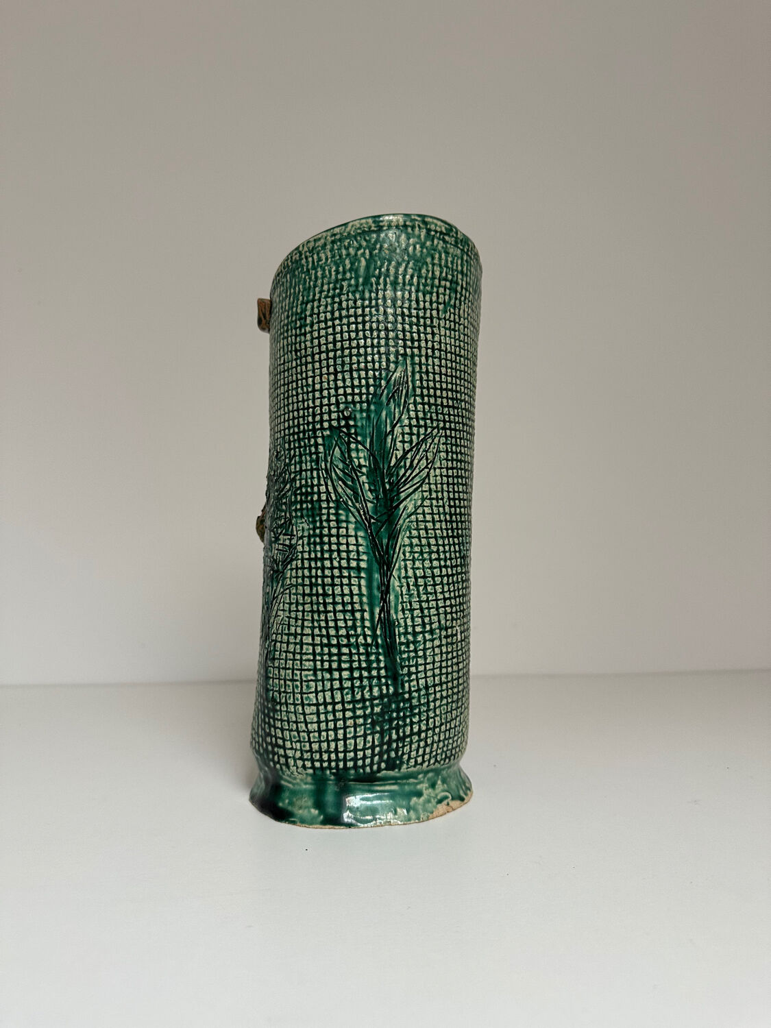 Glazed ceramic vase, 1970