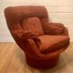 Velvet karate armchair by Michel Cadestin for Airborne