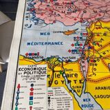 Ancienne carte école Asie Occidentale (n 16 bis) - Edouard Bruley