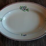 Plat ovale  Ancien.Orchier