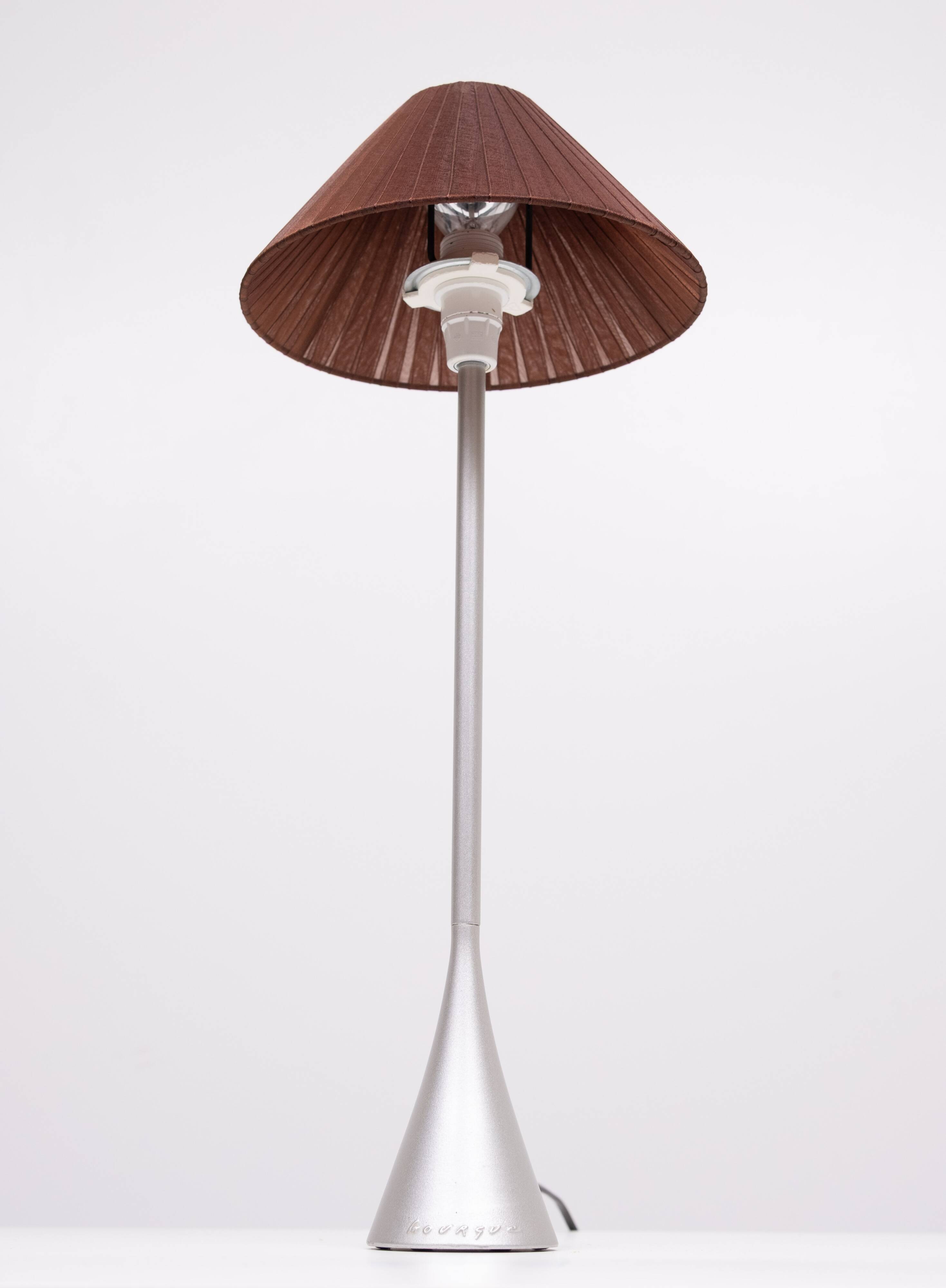 Paire de lampes de table Pascal Mourgue pour Ligne-Roset « Cinna » en aluminium moulé