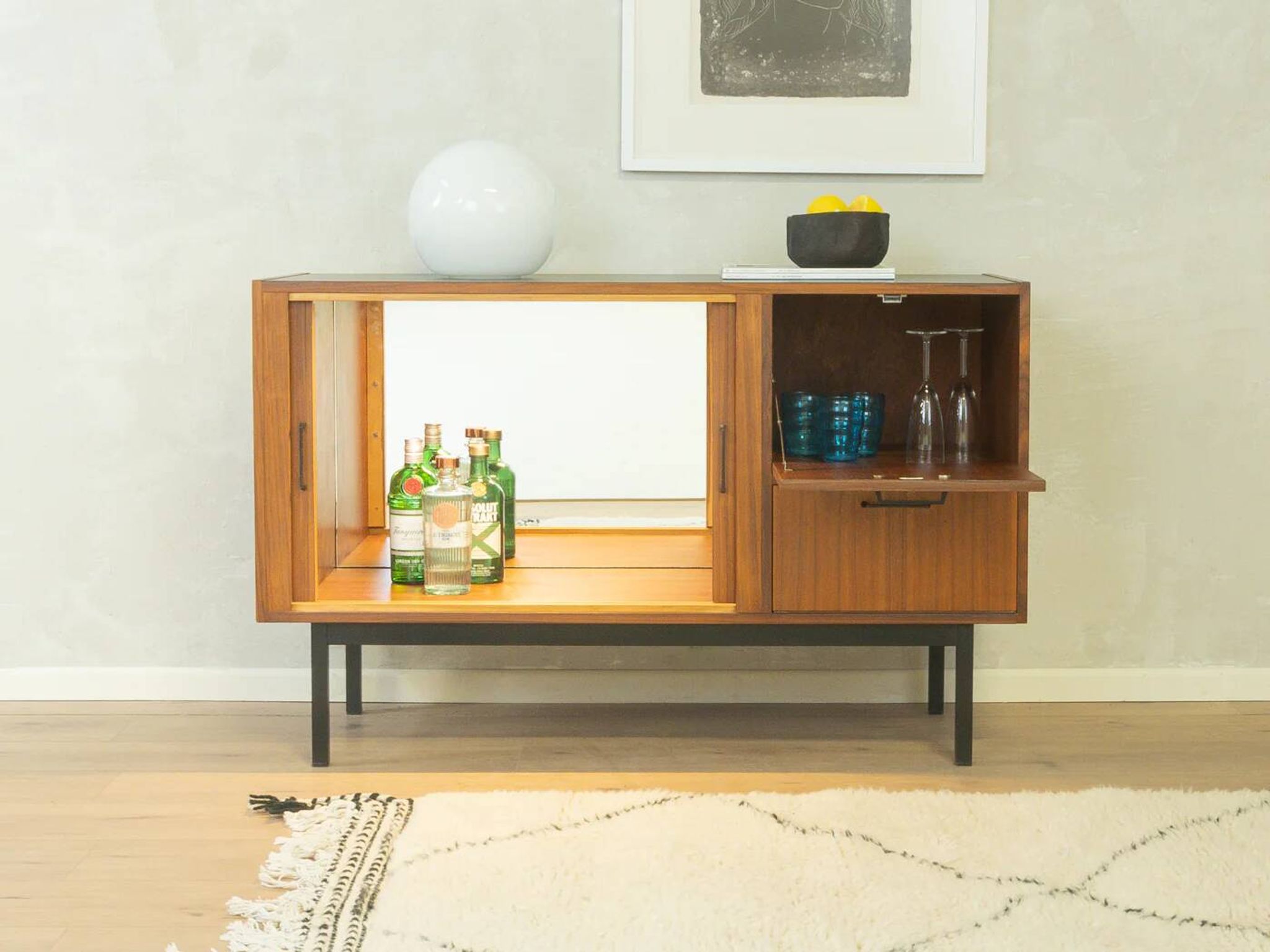 Cabinet de bar des années 1960
