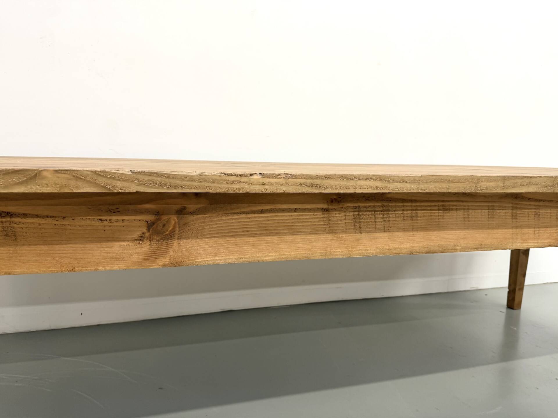 Monumental XXL Pine Farmhouse Table (3.20m) – 1970s