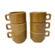 Vintage stoneware coffee cups