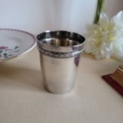 Silver-plated metal timbale by RAVINET d'ENFERT