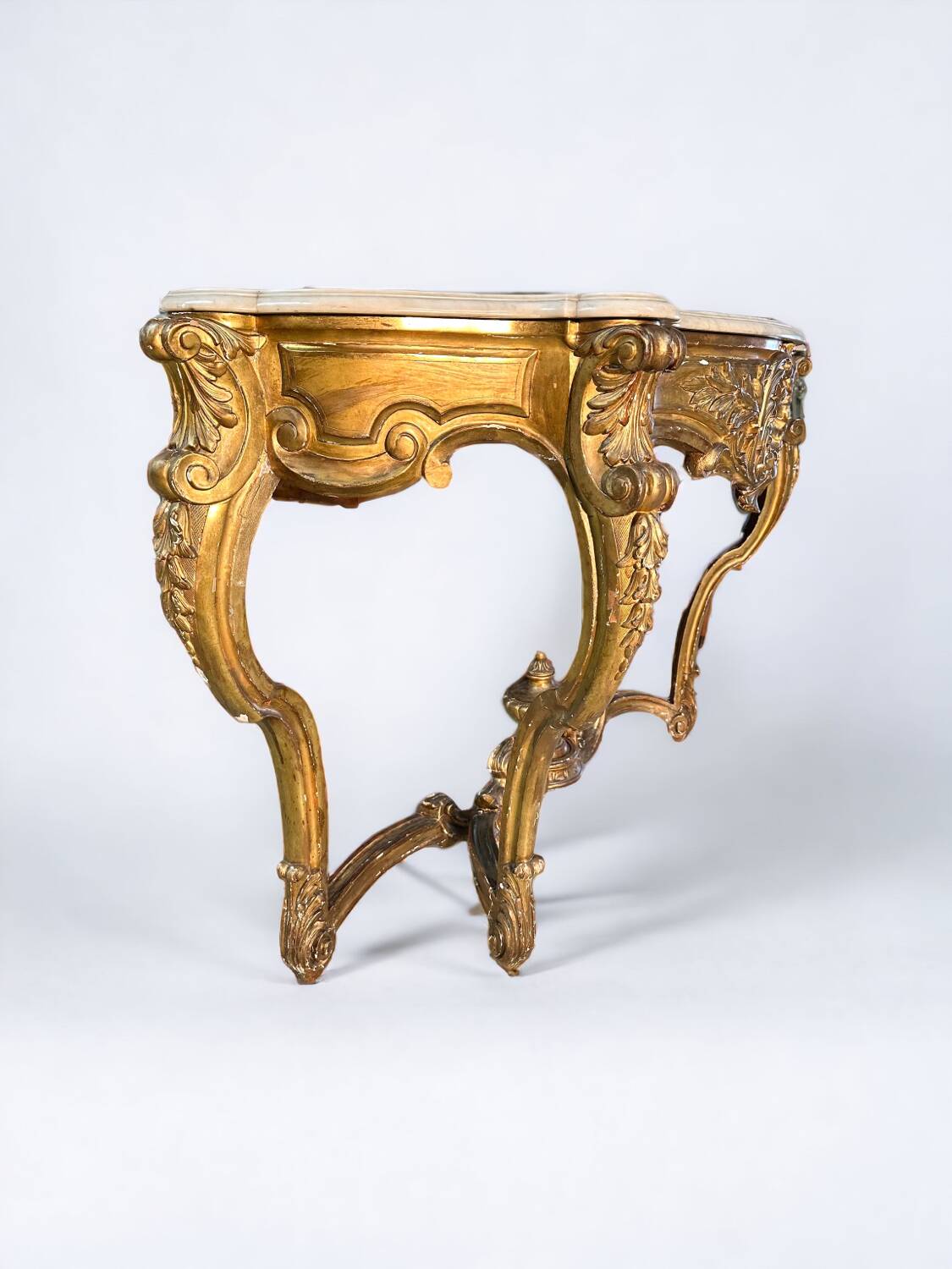 Gilded Louis XV style console