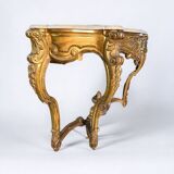 Gilded Louis XV style console