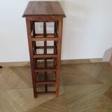 Solid wood wine rack