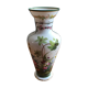 Vase porcelaine fine vieux paris XIXè décor peint colibri - french hand painted