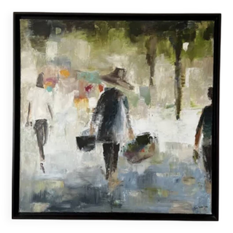 Acrylic painting