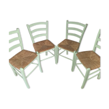 Straw sitting chairs