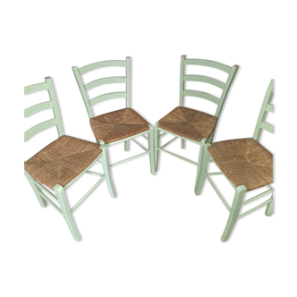 Straw sitting chairs