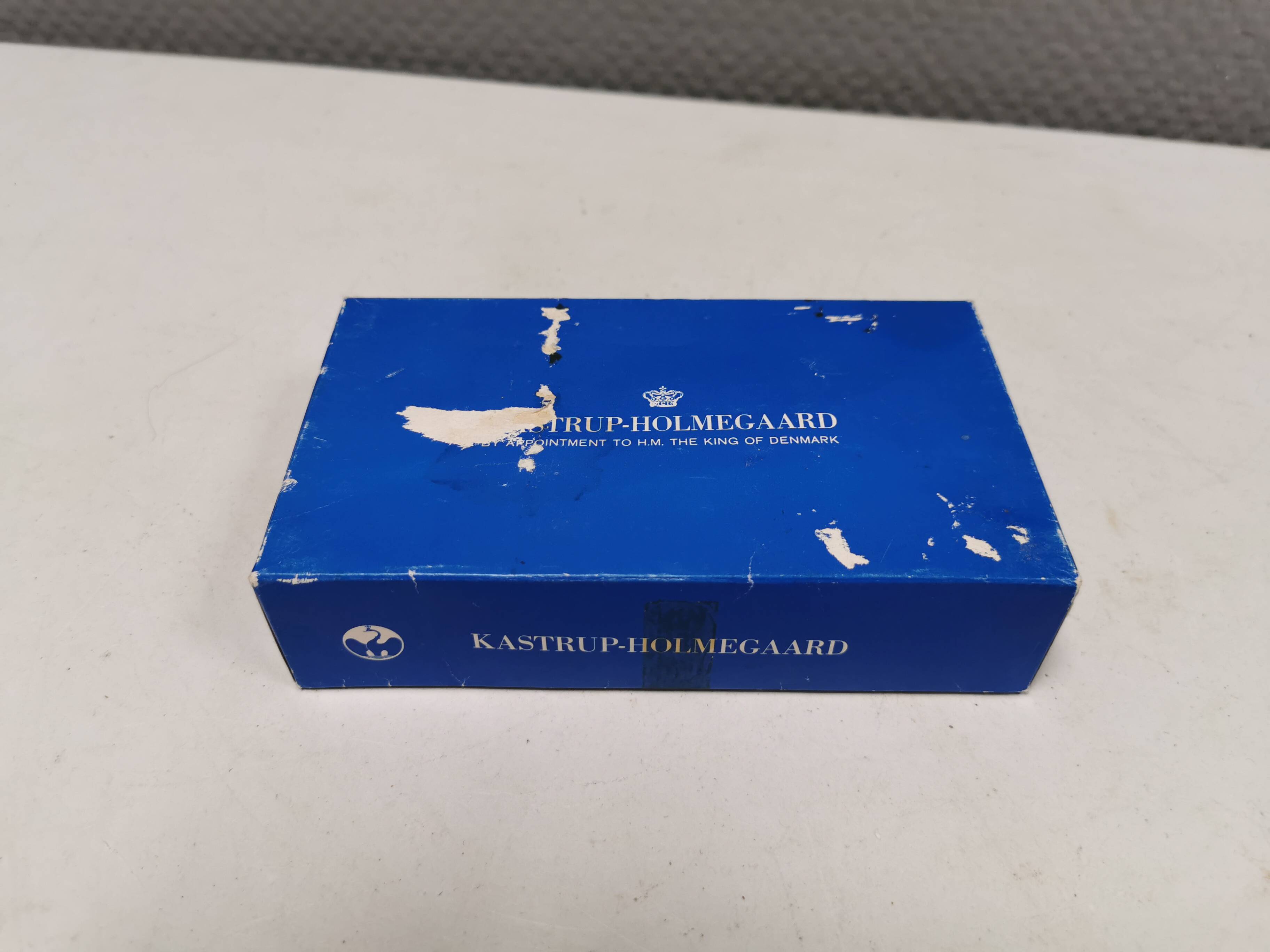 Two candleholders in turquoise/tranparent glass from Danish Kastrup-Holmegaard glassworks 1965-72