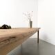 Very large farmhouse table in solid oak, 1950s – L300 cm