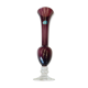 Purple crystal vase