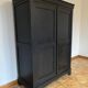 Parisian black velvet wardrobe
