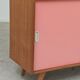 Wooden buffet U 452 pink by Jiri Jiroutek for Intérier Praha 1960