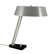 Mid century dutch model 147 desk lamp designed by busquet for hala zeist, industrial lighting table