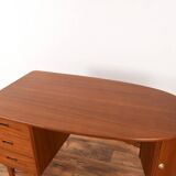 Mid-Century Organic Teak Desk from Sola Møbler, 1960s.