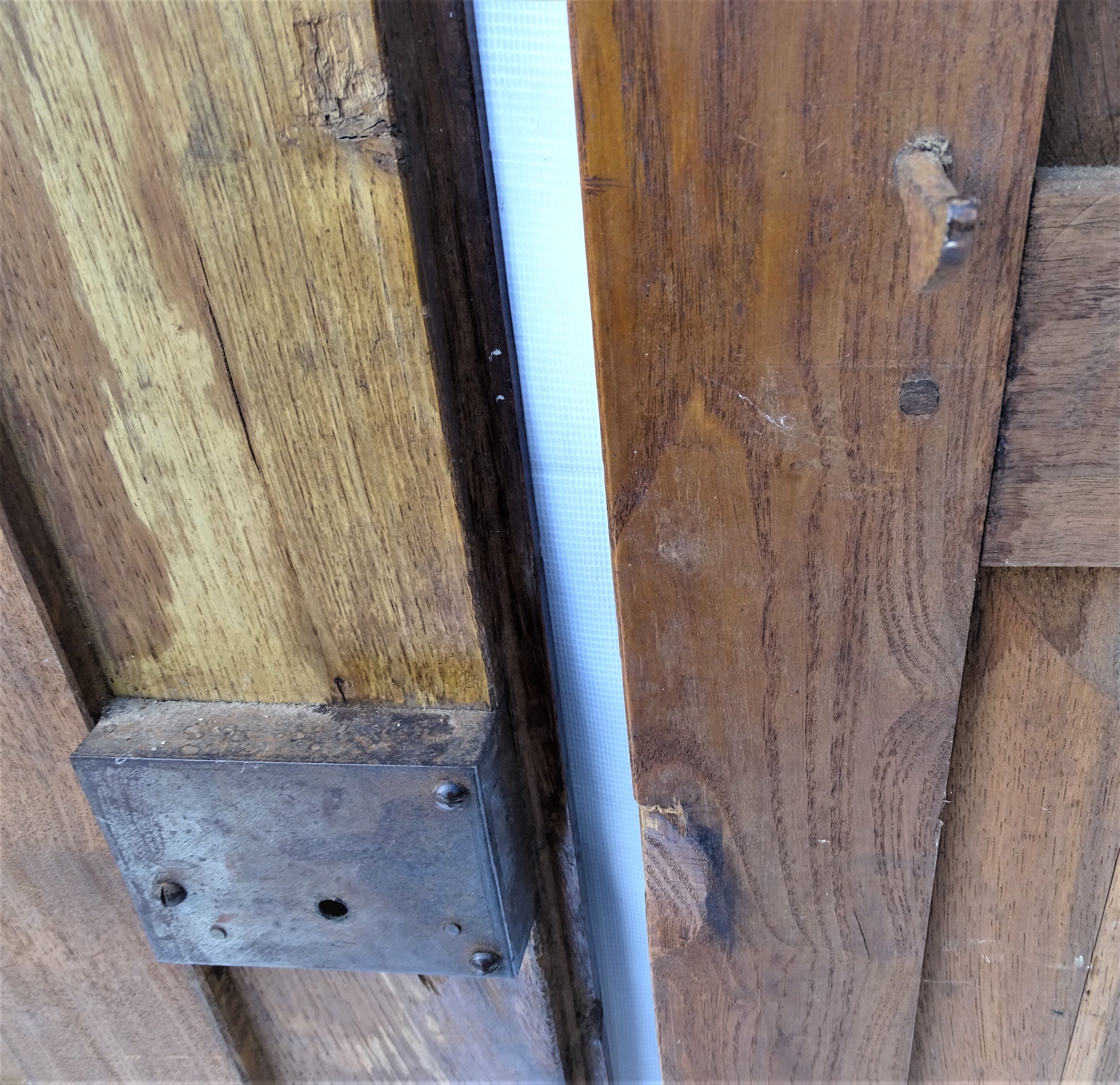 Pair of antique cabinet doors