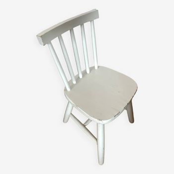 White vintage children's chair