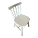 Chaise enfant vintage blanche